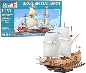 Revell Spanish Galleon, Kit de Modelo, 1: 450 Escala, (05899 ...
