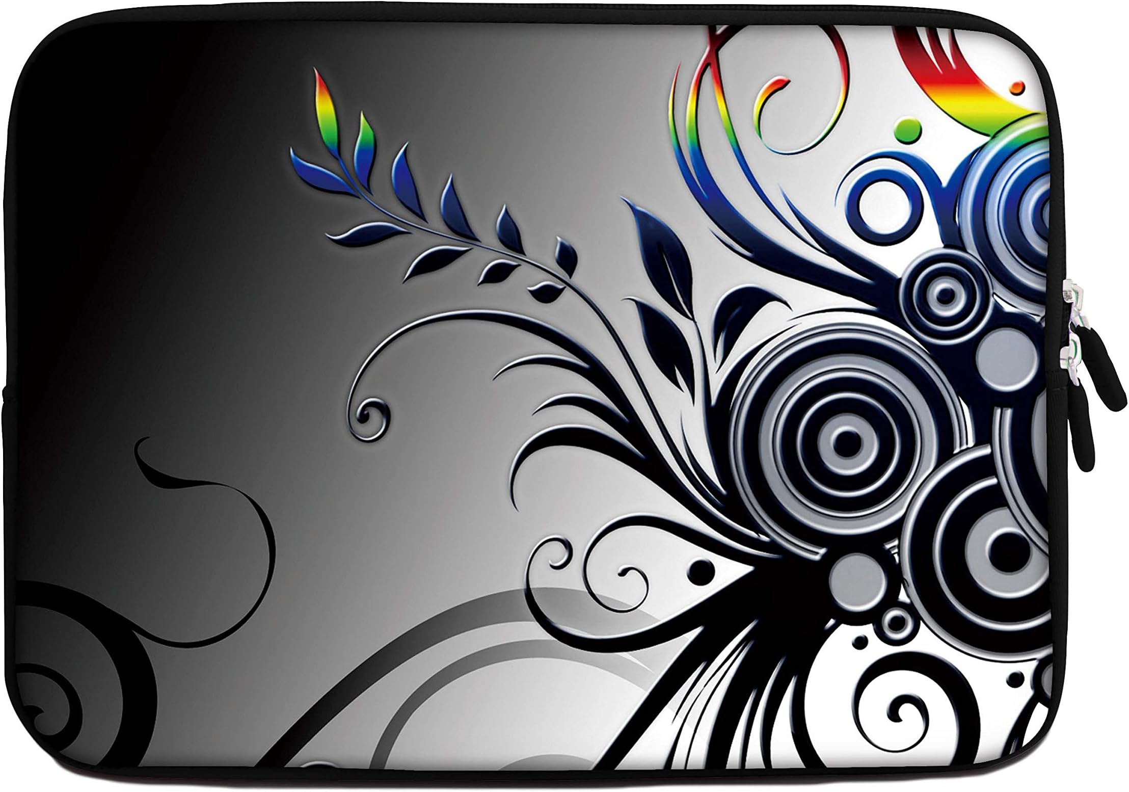 Luxburg Neoprene Sleeve Soft Case Bag for 13 inch Notebook/Laptop/Tablet - Rainbow Leaves