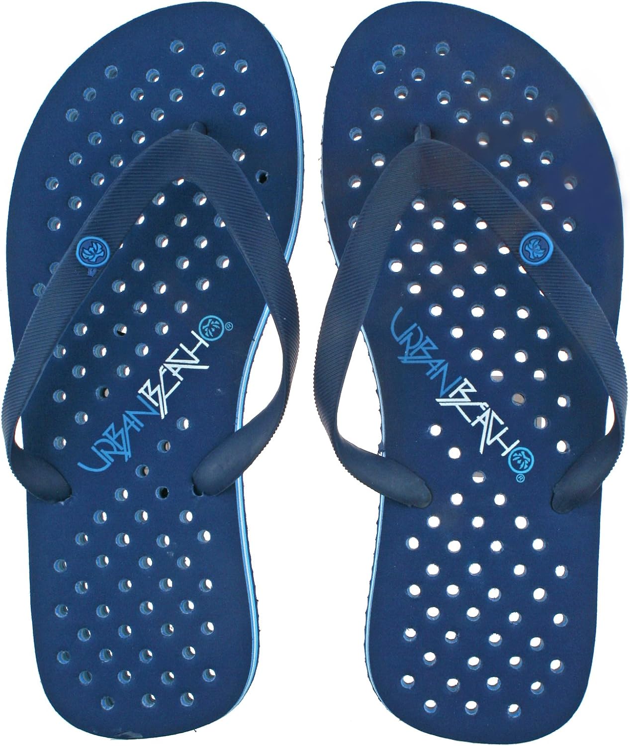 blue flip flops mens