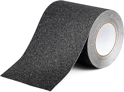 BOMEI PACK Black PVC Anti Slip Tape 150 mm x 10 m High Traction