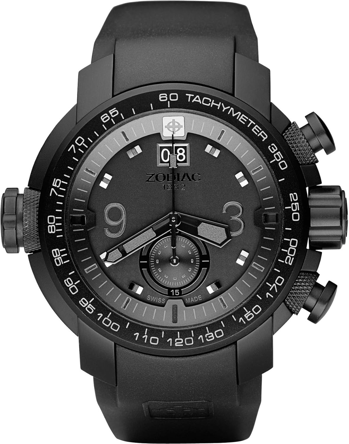 Zodiac ZMX03 ZO8507 Gents Chronograph watch with LED illuminated dial
