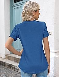 Kistore Womens Tops Comfy Short Sleeve Crewneck