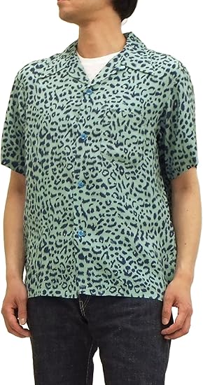 Amazon Co Jp スタイルアイズ Style Eyes スポーツシャツ Se レオパード柄 東洋エンタープライズ 125ブルー L 服 ファッション小物