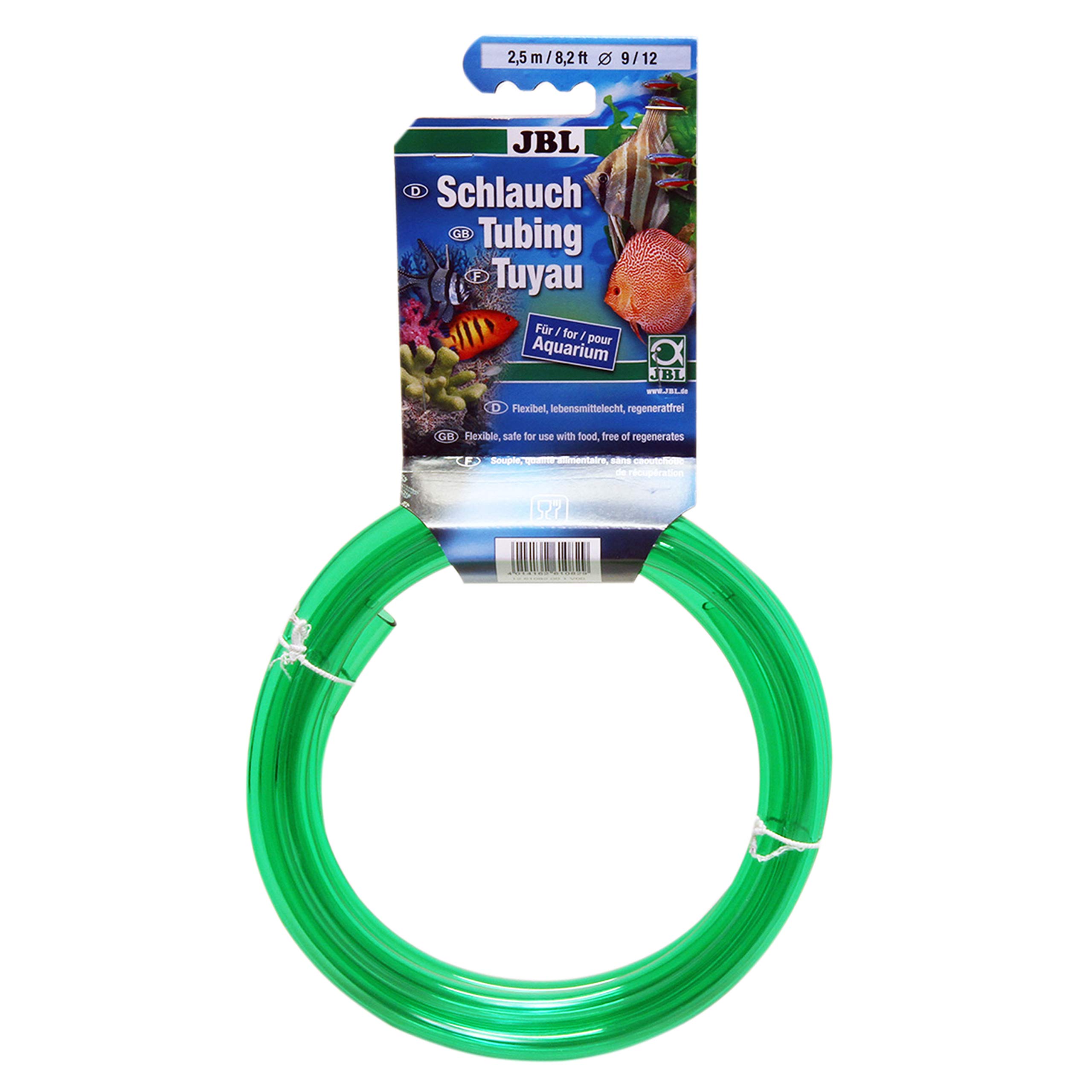 JBL Tube 2.5 m length, 9/12 mm diameter, green , Water hose for aquariums โ image 1