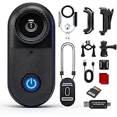Yehtreh Mini Body Camera, Audio and Video Recording for Vlogging, Black | 32GB Memory Card,10M Waterproof Case,Magnetic Pendant,Necklace Camera,Pov,Underwater Sports,Cycling,Diving,Snorkeling,Hiking