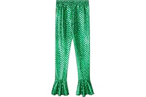 Frogwill Girls Mermaid Scale Leggings Fish Pants 3-11 Years