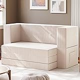 LIKIMIO Folding Sofa Bed, 3-in-1 Convertible