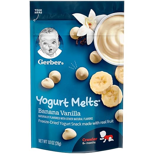 gerber yogurt melts banana vanilla