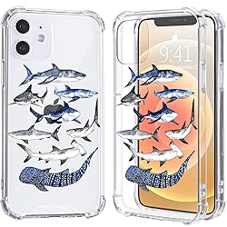 LuGeKe Cool Shark Print Case for iPhone 11