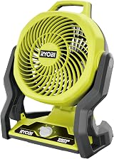 RYOBI RF18-0 18V ONE+ Cordless 3-Speed Whisper Fan Bare Tool Hyper Green view 1
