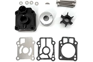KUNOANZ 361873220 361-87322-0/0M Water Pump Impeller Repair Kit For Nissan Tohatsu 25 30 40 HP 2-Stroke Outboard 25HP 30HP 40HP 361873220M NS25C NS30A NS40C M25C M30A M35C M40C (1996-2005)