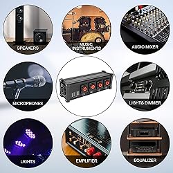 XMSJSIY Speakon Audio Snake Box 8 Core to 2 Core x