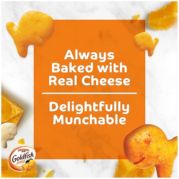 GOLDFISH CRACKERS SAY CHEEEESE VARIETY PACK WITH CHEDDAR, PIZZA AND PARMESAN, SNACK PACKS, 20 CT (18.8 OUNCES)