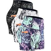 CADMUS High Waist Athletic Shorts for Womens Yoga Fitness Running Shorts with Deep Pockets