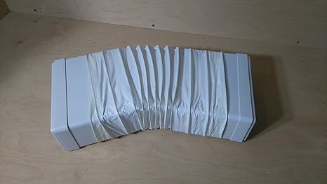 Flachkanal 220x90 Dunstabzug Ø150 flexibles Kanal Stück
