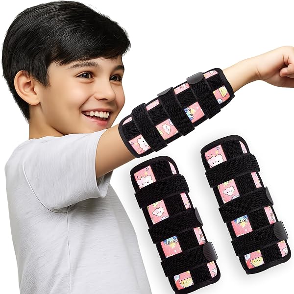 thumbnail image 2 of Threlaco 2-Pack Thumb Sucking Guard For Kids - Stop Finger & Nail Biting (Rainbow Design) 2 of 13