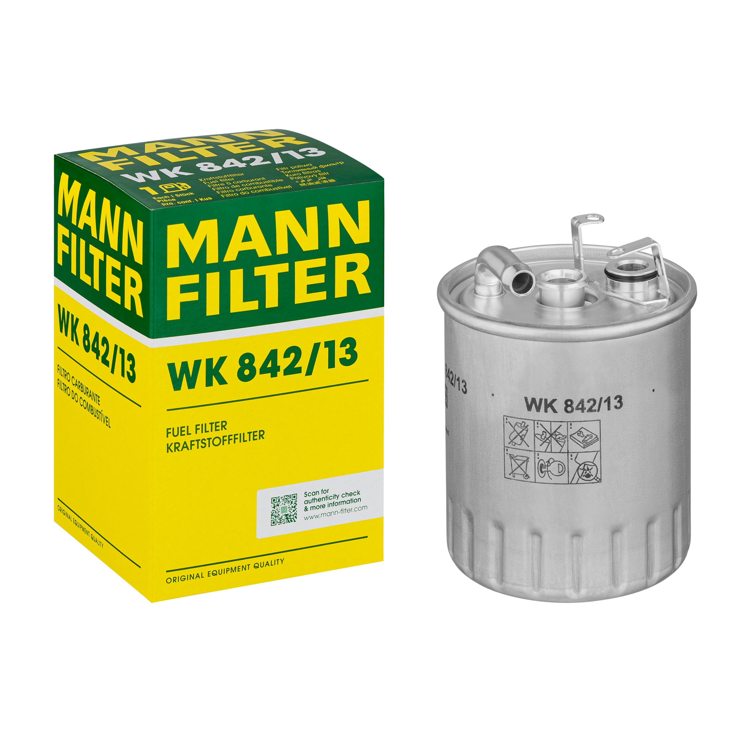 MANN-FILTER WK 842/13 Fuel Filter - for Cars + Transporters