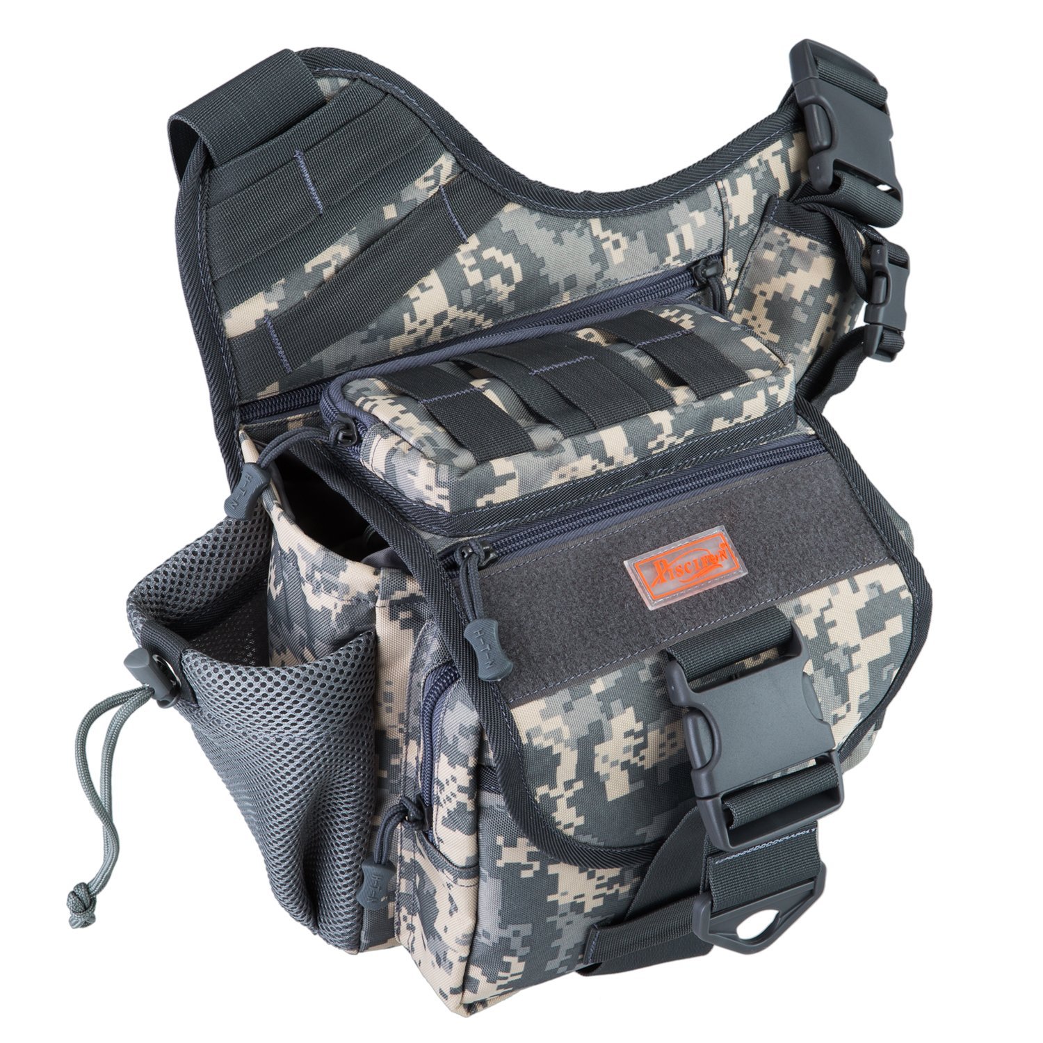 Piscifun Fishing Tackle Bags Single Shoulder Bags, Digital Camouflage