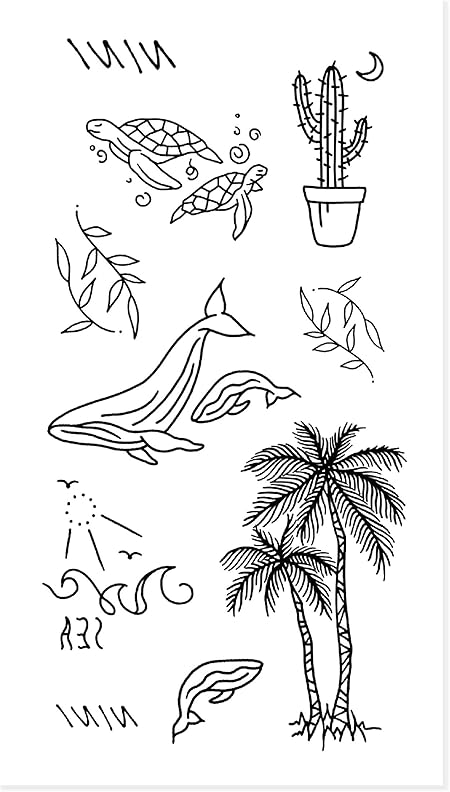 Amazon Co Jp Tattist Premium Temporary Tattoos Pro Nini Nature ビューティー