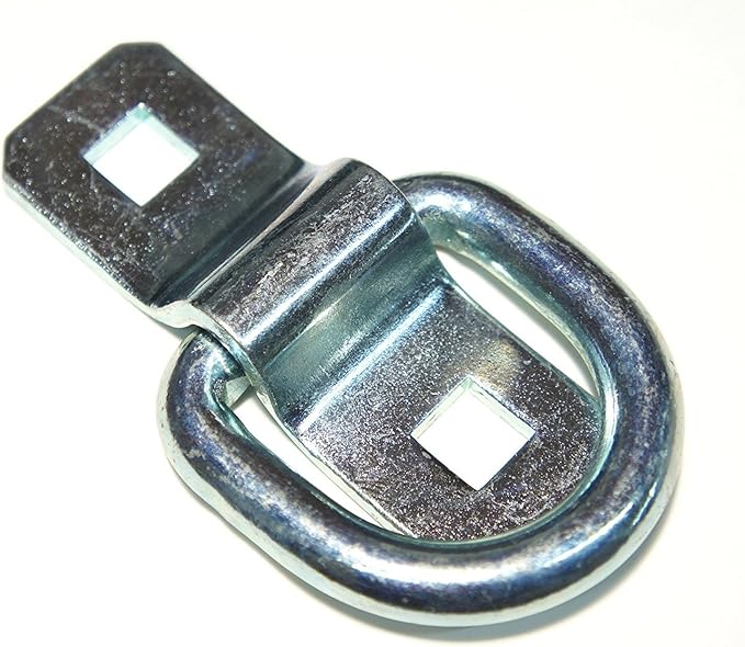 3/8" Heavy Duty Steel TieDown Anchors for Loads on Trucks, Trailers