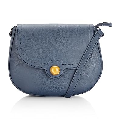 Caprese Tokyo Womens Sling Bag (Dark Blue)