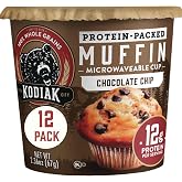 Kodiak Cakes Minute Muffins, Chocolate Chip, 2.36 Ounce (Pack of 12)