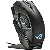 ASUS ROG Spatha X Wireless Gaming Mouse (Magnetic Charging Stand, 12 Programmable Buttons, 19,000 DPI, Push-fit Hot Swap Swit