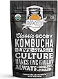 Fermentaholics ORGANIC Kombucha SCOBY With Twelve Ounces of Starter Tea - Live Starter Culture - Makes A One Gallon Batch - 1.5 Cups of Strong Mature Starter Tea - Brew Your Own Kombucha