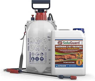 Safeguard Soluguard Woodworm Treatment 5L Ready to Use Sprayer