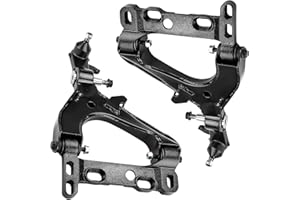ILONPA Front Lower Control Arms w/Ball Joints Assembly Suspension Kit for 02-07 Chevy Trailblazer/GMC Envoy, 02-04 Bravada, 04-07 Buick Rainier, 03-07 Isuzu Ascender, 05-07 Saab 9-7X (2pc)