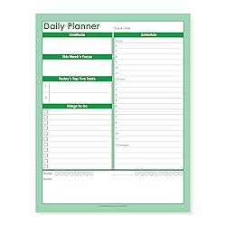 Gazelle Daily Planner To Do List Notepad with 24