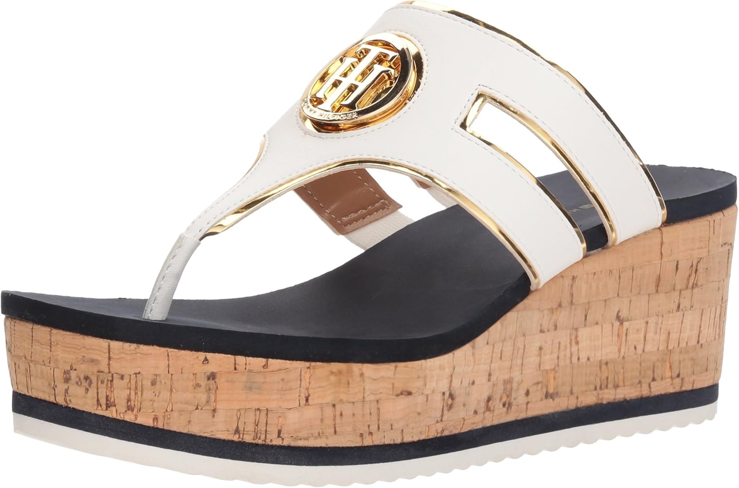 tommy hilfiger cork wedges