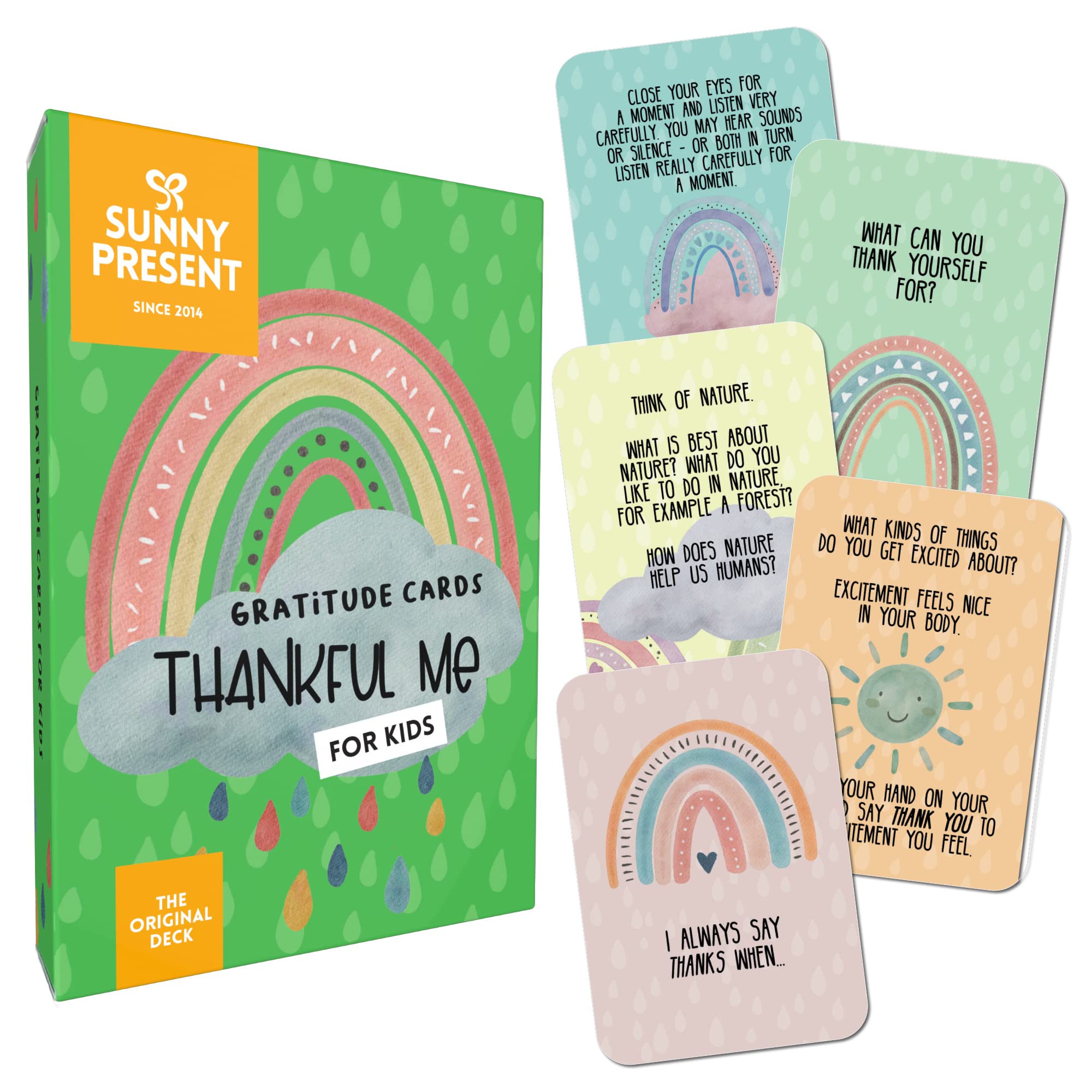Thankful Me - Gratitude Cards for Kids - Mindful play and conversation