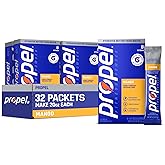 Propel Electrolyte Powder Drink Mix, Mango, (32 Servings) | Zero Sugar, Enhanced Water Beverage, Gatorade Electrolytes, Vitamins, No Added Colors, No Artificial Flavors, Hydration