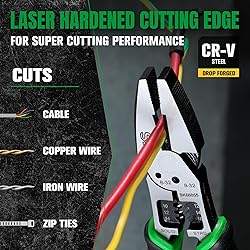 SK 3-Piece Pliers Set, 8-Inch Multi-use Noodle Nose