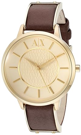 Armani Exchange Analog Gold Dial Womens Watch - AX5310