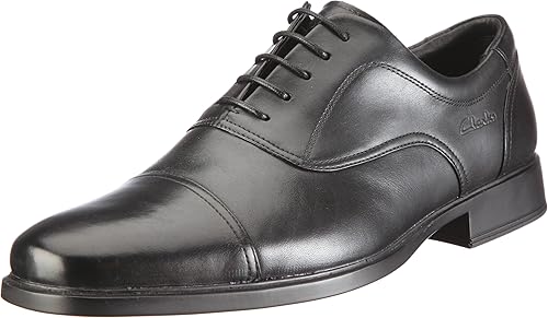 clarks black oxfords