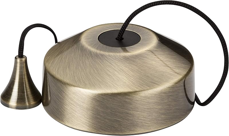 Knightsbridge 8300AB 2 Way Pull Cord Light Switch Antique Brass 10AX