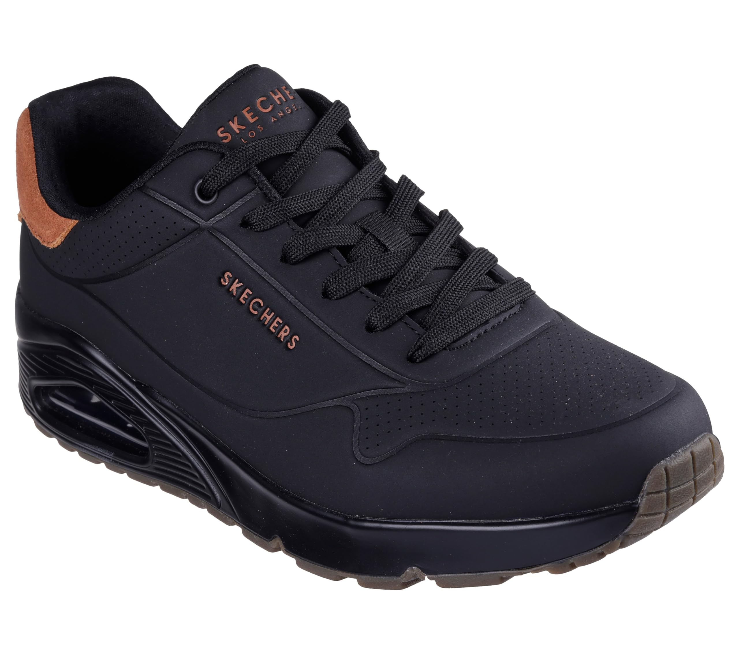 Skechers Men's UNO-Suited ON AIR Sneaker, Black/Black, 14 Image