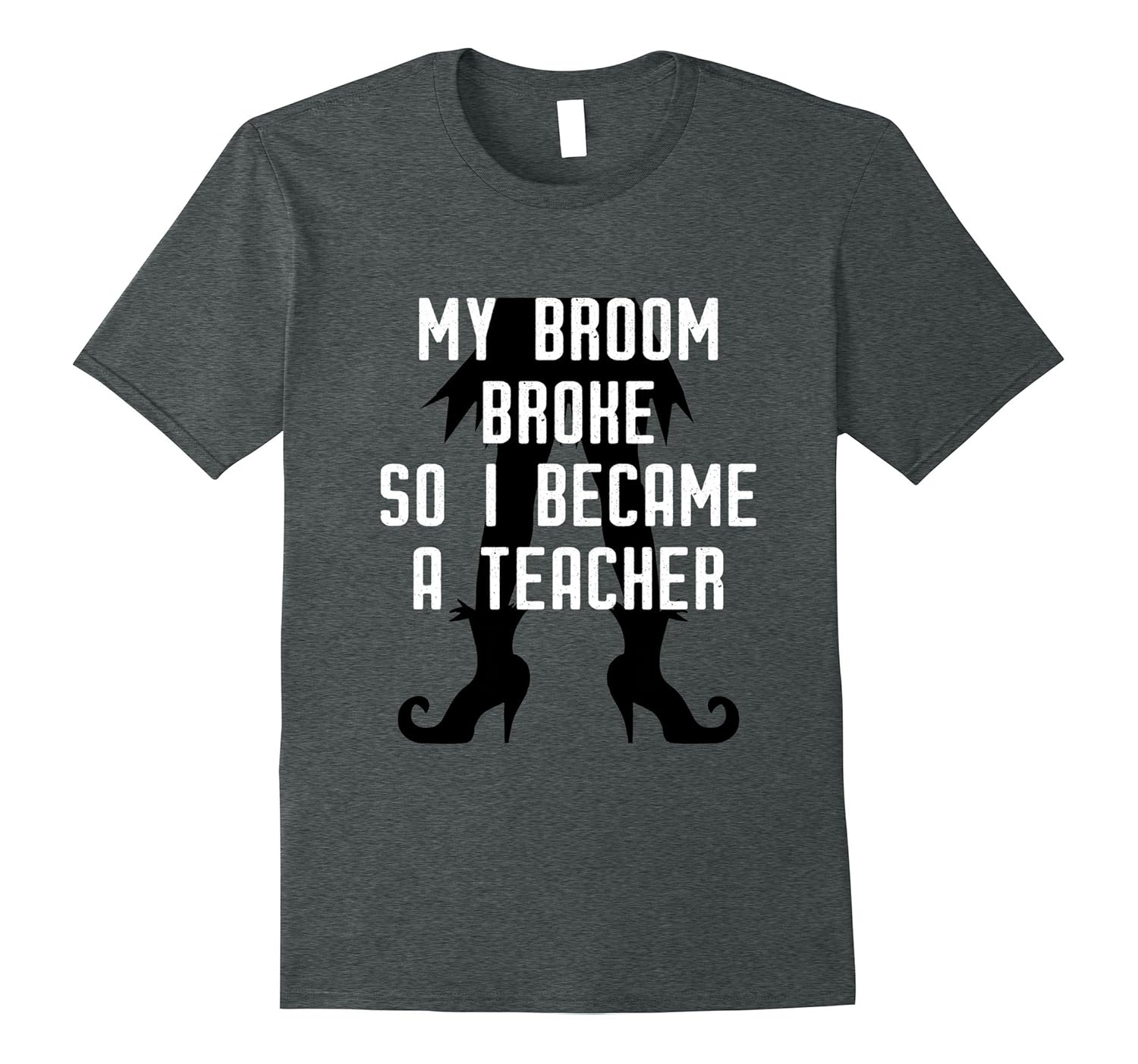 Witch My Broom Broke Teacher Costume Shirt for Halloween-ANZ