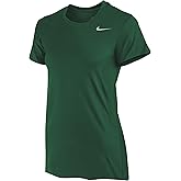 Nike Women's Dri-Fit Legend Short Sleeve T-Shirt (Medium, Gorge Green)