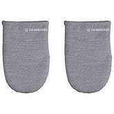 Le Creuset Set of 2 Mini Oven Mitts, 8", Charbon