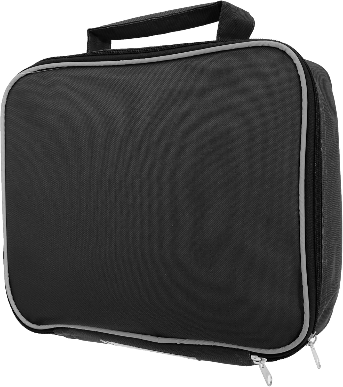 plain black lunch bag