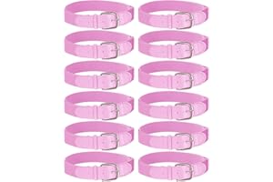 Hercicy 12 Pcs Baseball Belts Softball Belts Bulk for Adult and Youth Adjustable
