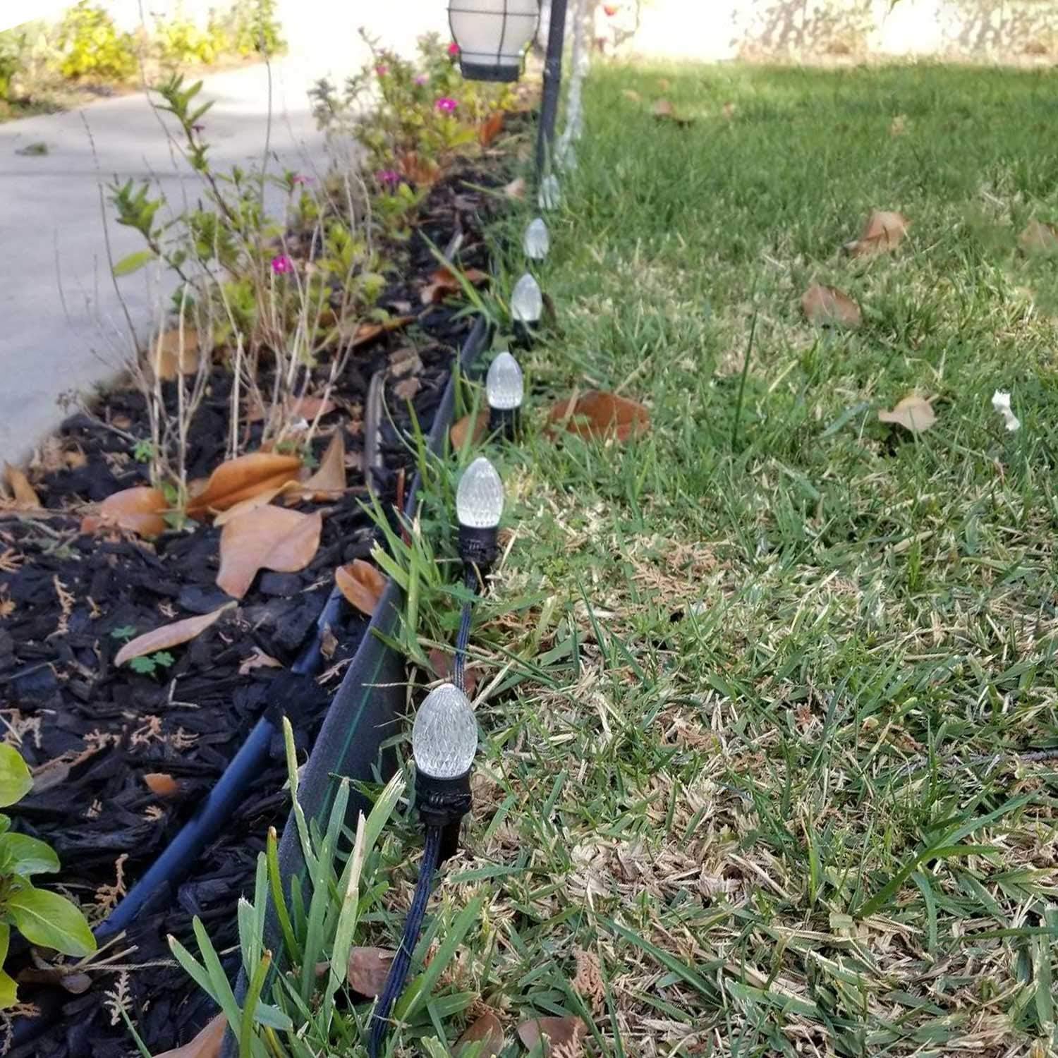 4 1/2 inch Universal Light Stake for C7 C9 Lights,100 Pack: Home Improvement