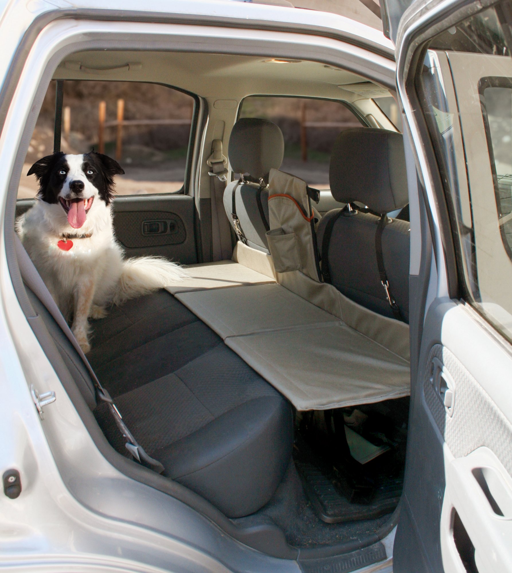 Kurgo Backseat Reversible Dog Bridge Car Extender — Water Resistant