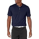 PGA Tour Mens Pique Short Sleeve Golf Polo Shirt with Casual Collar