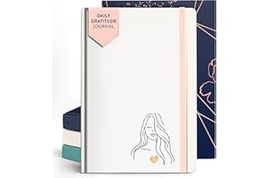 RYVE Daily Gratitude Journal for Women: 6-Month Guided Positivity & Wellness Journal with Prompts - Affirmation, Mindfulness, Self Help & Reflection, Gratitude Journal Notebook, Manifestation Journal