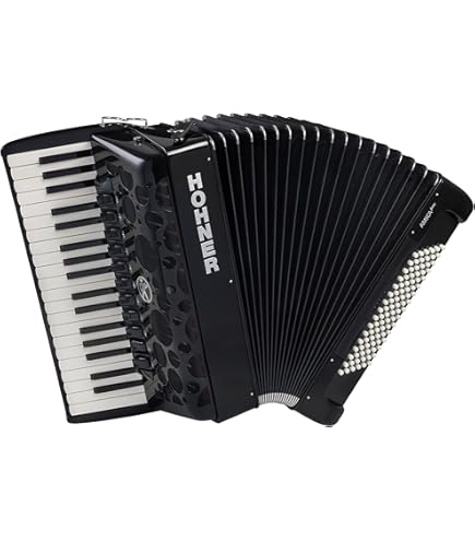 Amazon.com: Hohner Bravo II 48 Chromatic Piano Key Accordion