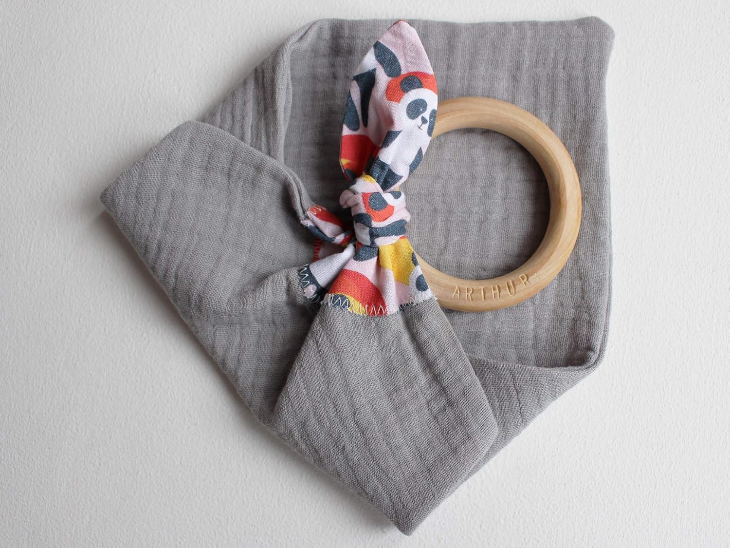 personalised wooden teething ring